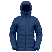 Dámska páperová bunda Norrona femund down700 Zip Hood tmavomodrá Indigo Night