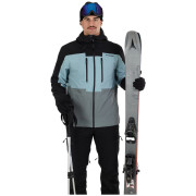 Pánska bunda Fundango Nelson Allmountain Jacket tyrkysová/modrá frosty wave