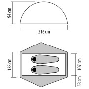 Ultraľahký stan NEMO Equipment Hornet Elite OSMO 2P