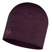 Čiapka Buff MW Merino Wool Hat vínová SolidDeepPurple