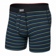 Boxerky Saxx Vibe Xtra Super Soft Boxer Brief Fly modrá/čierna gent's stripe-sport blue