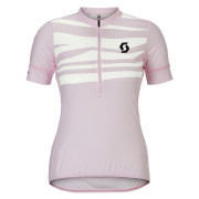 Dámsky cyklistický dres Scott Jersey W's Endurance LT SS svetloružová bliss pink