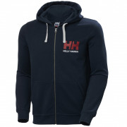 Pánska mikina Helly Hansen HH Logo Full Zip Hoodie tmavo modrá