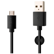 Nabíjací a dátový kábel FIXED Datový a nabíjecí kabel FIXED USB/micro USB čierna černá
