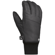 Pánske lyžiarske rukavice SnowLife SGlove Leather čierna black