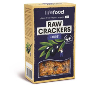 Krekry Lifefood LIFE CRACKERS Olivové RAW BIO 90g