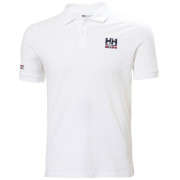 Pánske tričko Helly Hansen Messina Graphic Fitted Polo biela 002 WHITE