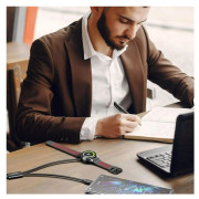 Nabíjací a dátový kábel Swissten Wireless magnetic charging cable 2in1 for Samsung Watch + USB-C 1,2 m