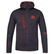 Pánska mikina Hannah Niro Hoody čierna anthracite mel