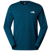 Pánske tričko The North Face M L/S Simple Dome Tee modrá MIDNIGHT PETROL