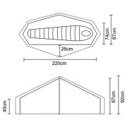 Ultraľahký stan Terra Nova Equipment Laser Photon 1
