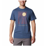 Pánske tričko Columbia Csc™ Seasonal Logo Tee tmavomodrá Dark Mtn, Linear Drifts