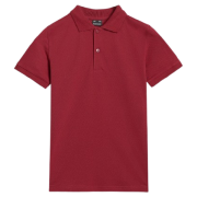 Detské tričko 4F Polo Shirt M614 červená DARK RED