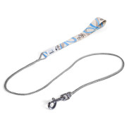 Vôdzka pre psa Curli Ultra Strong Pocket Leash modrá/sivá Grey/Blau