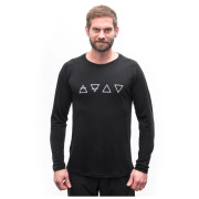 Pánske funkčné tričko Sensor Merino Blend Elements black