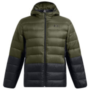 Pánska bunda Under Armour Legend Down Hooded Jacket zelená/čierna GRN