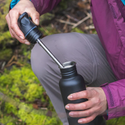 Športový uzáver na fľašu Klean Kanteen Flip Seal Sport Cap w/Straw (for Classic Bottles)