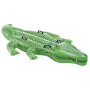 Nafukovací krokodíl Intex Giant Gator RideOn 58562NP zelená