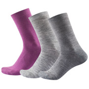 Dámske ponožky Devold Daily Light Woman Sock 3PK sivá Anemone mix