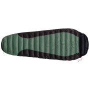 Páperový spacák Warmpeace Viking 300 195 cm zelená/čierna Green/Grey/Black