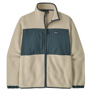 Pánska mikina Patagonia M's Retro Pile Patch Jkt béžová/zelená Pelican