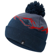 Detská čiapka Dare 2b Fernie Bobble Hat modrá/červená Blue Indigo/Moonlight Denim