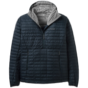 Pánska bunda Rab Microlighter Pullover Down Hoody modrá