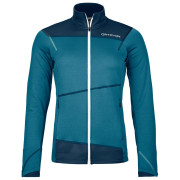 Dámska mikina Ortovox Fleece Light Jacket W modrá mountain blue