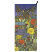 Rýchloschnúca osuška PackTowl Personal Body modrá/červená Mystic Moose Print