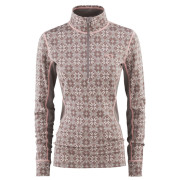 Dámske funkčné tričko Kari Traa Rose Half Zip svetlohnedá Taupe