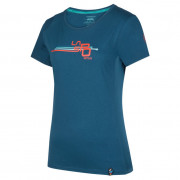Dámske tričko La Sportiva Stripe Cube T-Shirt W modrá Storm Blue