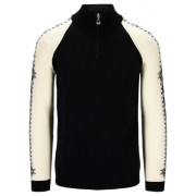 Pánsky sveter Dale of Norway Geilo Masc Sweater čierna/biela Black Offwhite