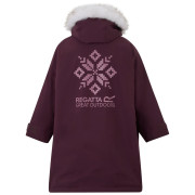 Detský nepremokavý kabát Regatta Junior Waterproof Changing Robe Pro Fig