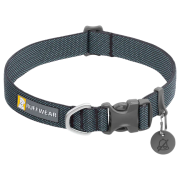 Obojok pre psa Ruffwear Hi & Light™ Collar čierna Basalt Gray