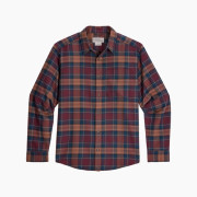 Pánska košeľa Roayal Robins Lieback Organic Cotton Flannel L/S vínová Wine Oak Pld
