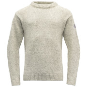 Pánska funkčná mikina Devold Nansen Wool Sweater svetlosivá GREY MELANGE