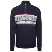 Pánsky sveter Dale of Norway Moritz Masc Basic Sweater modrá/biela Navy White Raspberry