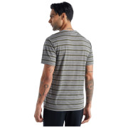 Pánske tričko Icebreaker Mens Wave SS Tee Stripe