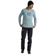 Pánske tričko Ortovox 150 Cool Mtn Silhouette Ls Men's