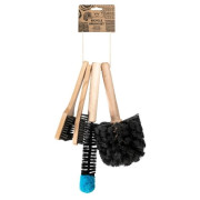 Čistiaca kefa Peaty´s Bicycle Brush Set hnedá/čierna