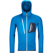 Pánska mikina Ortovox Fleece Grid Hoody M 2023 modrá SafetyBlue