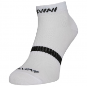 Cyklistické ponožky Silvini Plima biela/čierna