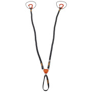 Slučka Camp X-Gyro Leash - 92/147 Cm čierna/oranžová