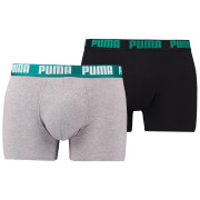 Pánske boxerky Puma Basic Boxer 2P sivá/čierna Gray
