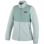 Dámska mikina MOOA Sherpa svetlozelená pale teal