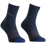 Pánske merino ponožky Ortovox Alpine Light Comp Mid Socks M modrá/sivá Blue Nunatak