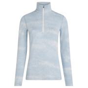 Dámske funkčné tričko Icebreaker Women M 260 Tech Vertex LS HZ Chillwave modrá/biela Snow/Zincblue/J
