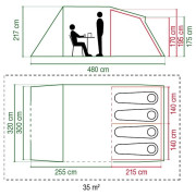 Rodinný stan Coleman MacKenzie Blackout 4