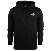 Pánska mikina Puma ESS Small Logo FZ Hoodie FL čierna black