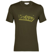 Pánske tričko Icebreaker Tech Lite II SS Tee Alps 3D